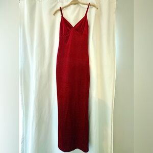 Forever 21 Strapless Red Dress